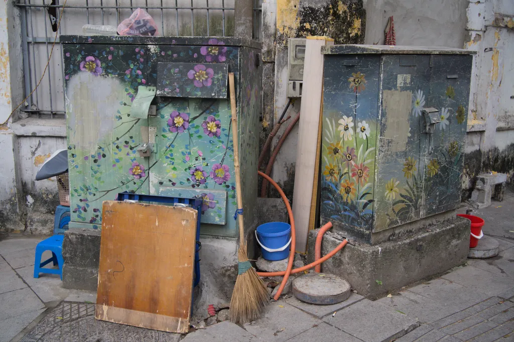 Decorated electrical boxes