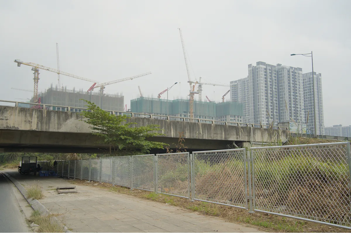 Housing development in the outskirts of Hanoi
